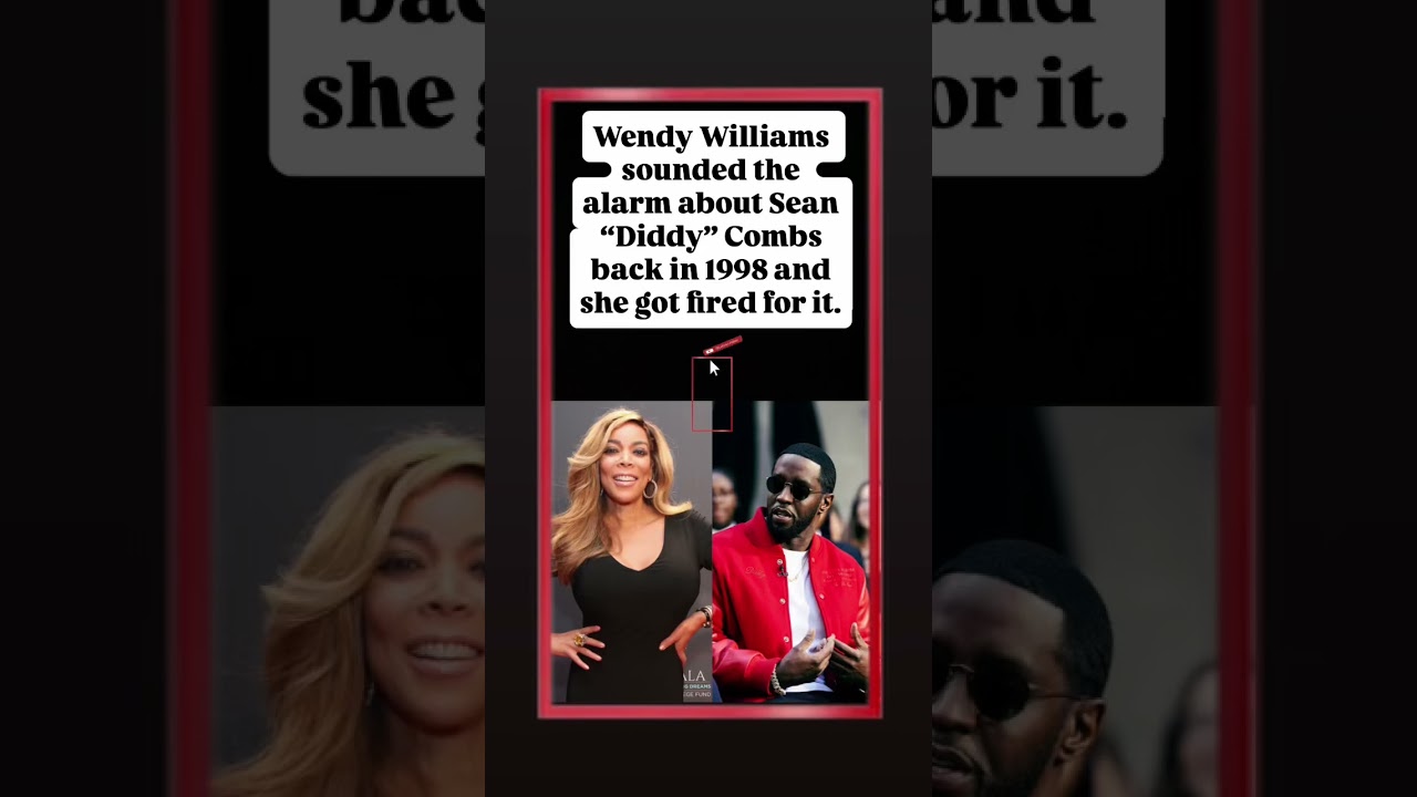 Wendy Williams sounded the alarm about Sean &ldquo;Diddy&rdquo; back in 1998 and she says it cost her her job.
