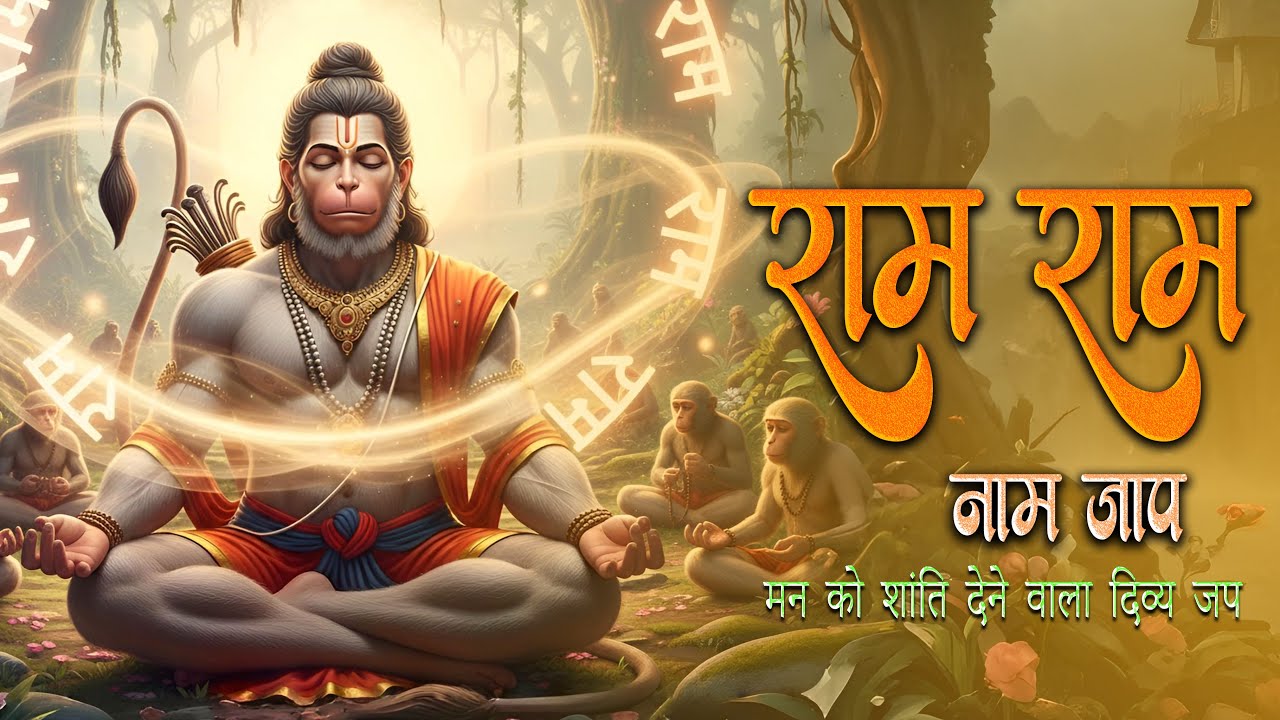 राम नाम जप | मन को शांति देने वाला दिव्य जप 🙏 Ram Naam Jap | Stress, Anxiety से मुक्ति