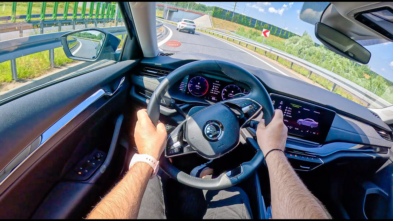 2023 Skoda Octavia Style 4x4 [2.0 TDI 150HP]|0-100| POV Test Drive #1799 Joe Black