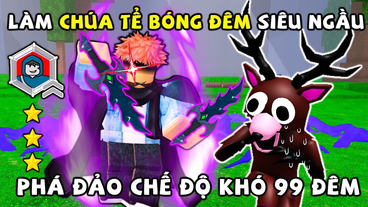 CLASS 3 SAO MỚI này THỰC SỰ RẤT NGẦU trong CHẾ ĐỘ SIÊU KHÓ của 99 NIGHTS IN THE FOREST ROBLOX
