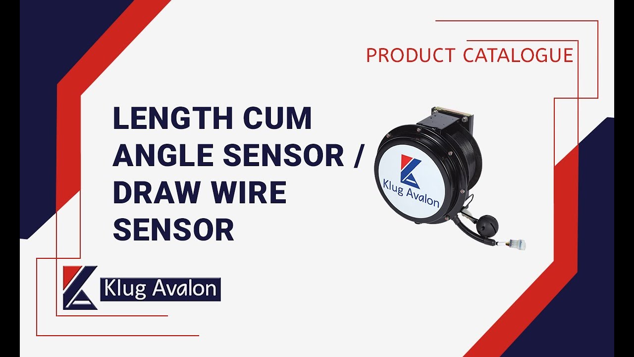 Length Cum Angle Sensor | Draw-Wire Sensor | For All Cranes | Klug Avalon