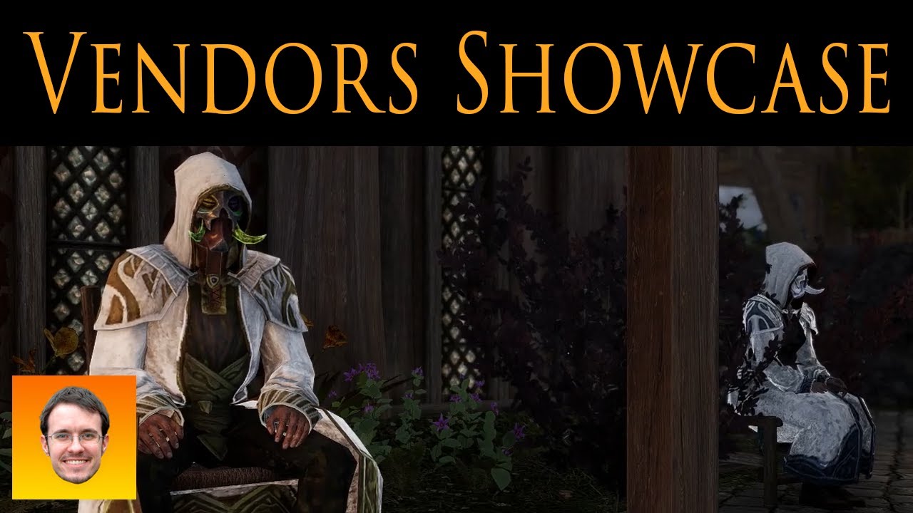My FIRST Skyrim Mod! Vendors for 