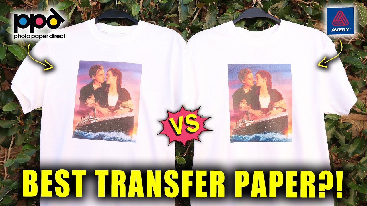 BEST T-SHIRT TRANSFER PAPER?! AVERY VS. PPD + WASHER TEST! || Lucykiins
