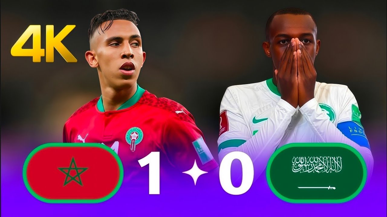 مباراة الأشقاء ❤️ المغرب 🇲🇦 السعودية 🇸🇦 كأس العرب 2021 مباراة جميلة وجنون حسن العيدروس جودة عالية