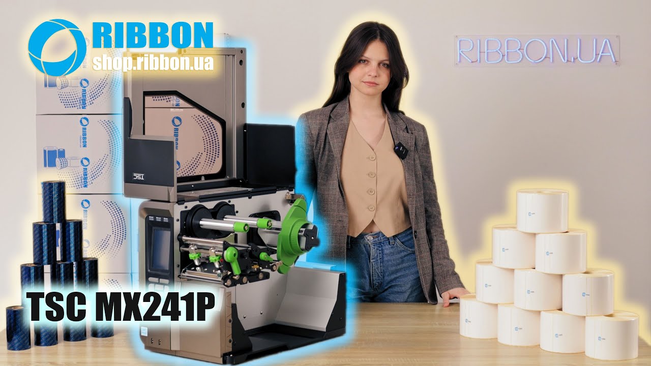 Принтер етикеток TSC MX241P. Огляд від RIBBON UA