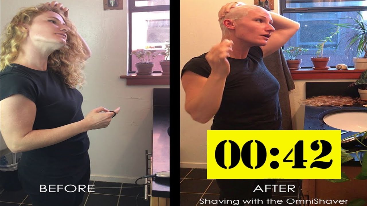 Worlds Fastest Female Head Shave