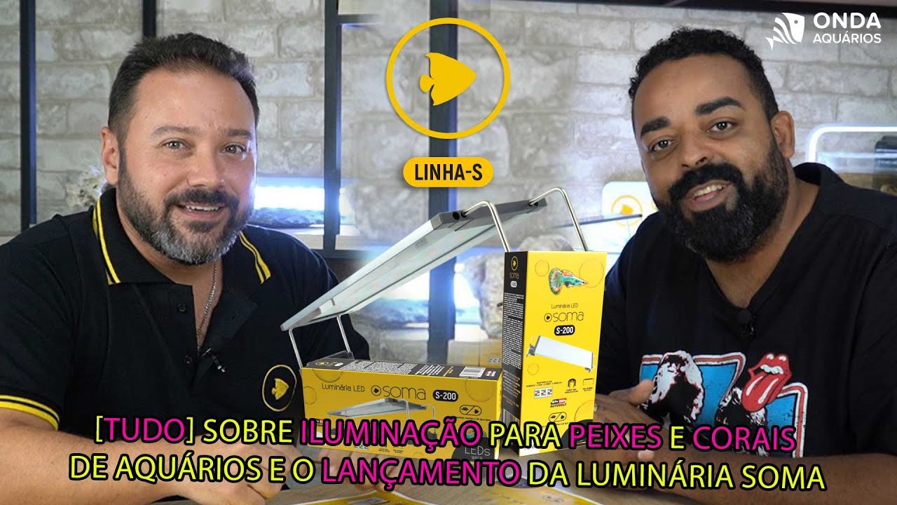 [TUDO] Sobre iluminação para peixes e corais de Aquários e o lançamento da luminária Soma