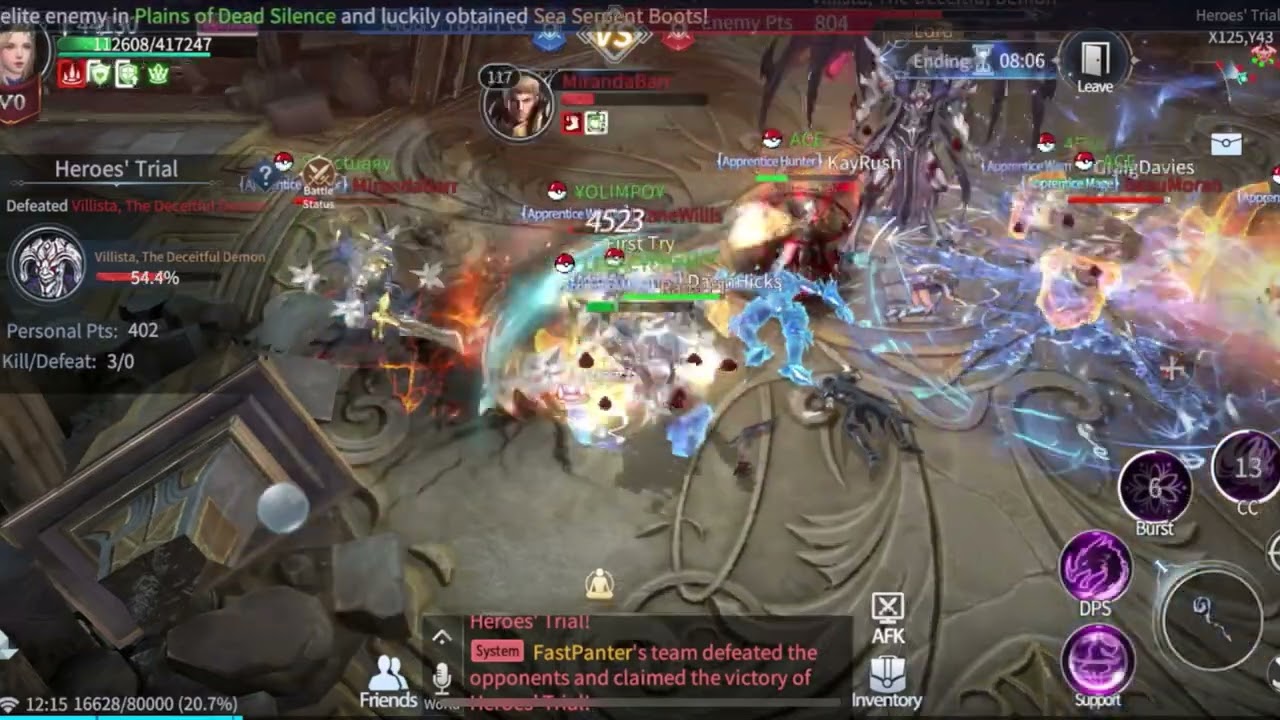 Immortal awakening PVP