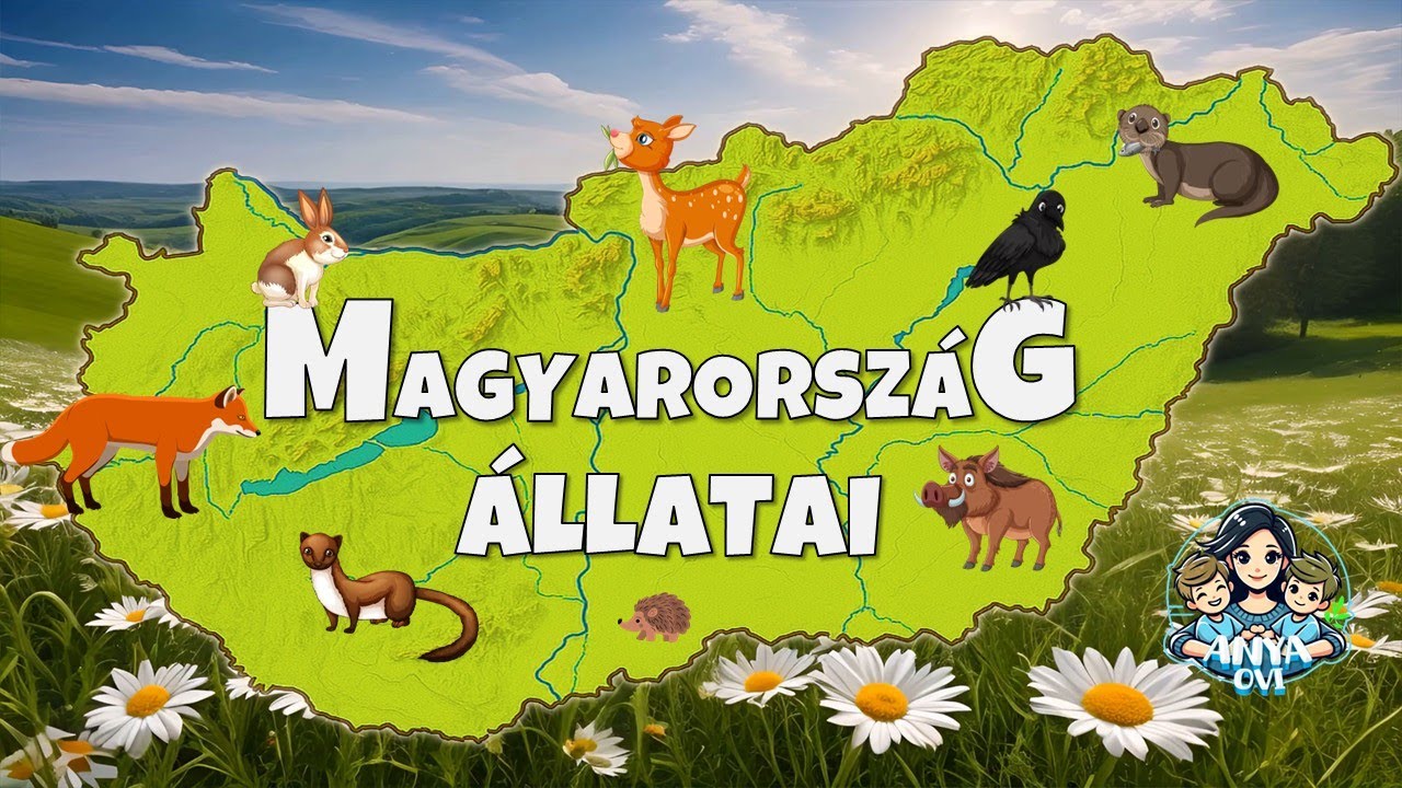 Magyarországon élő állatok #ismeretterjesztő #gyerekeknek #állatok #oktatóvideó #állathangok