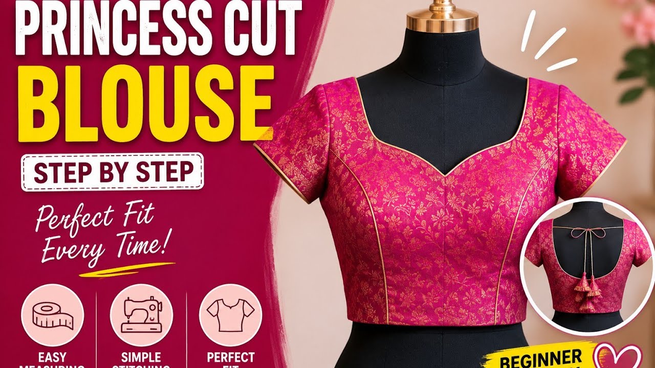 Princess Cut Blouse Front Drafting Tutorial | Bust Shape Tricks Revealed!@thamil2218 