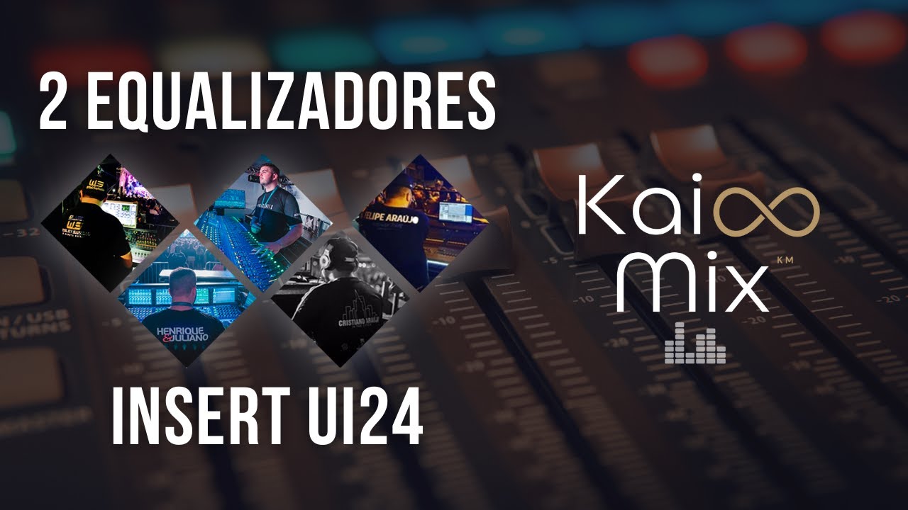 Como fazer um insert na Ui24 | 2 Equalizadores em um canal