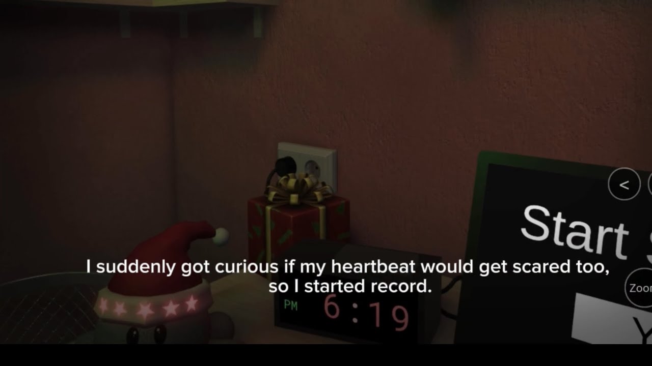 Female heartbeat playing horror game / heartbeat asmr