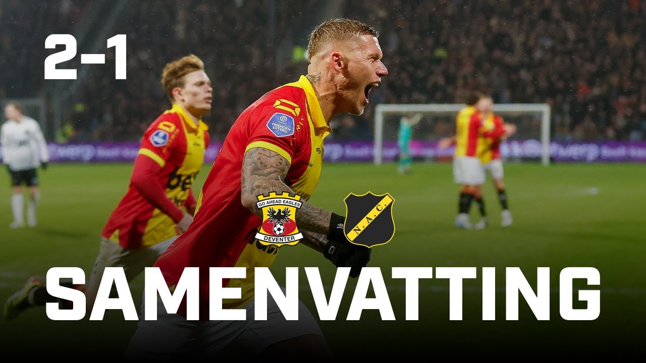 👊 Met driepunter de winterstop in | Samenvatting Go Ahead Eagles - NAC