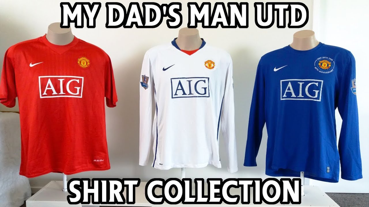 My Dad's Manchester United Jersey Collection 1990-2019!