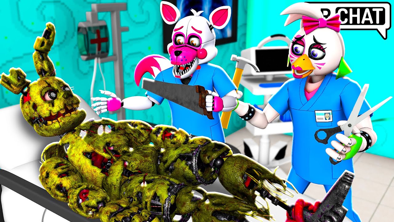 Repairing SPRINGTRAP In VRCHAT