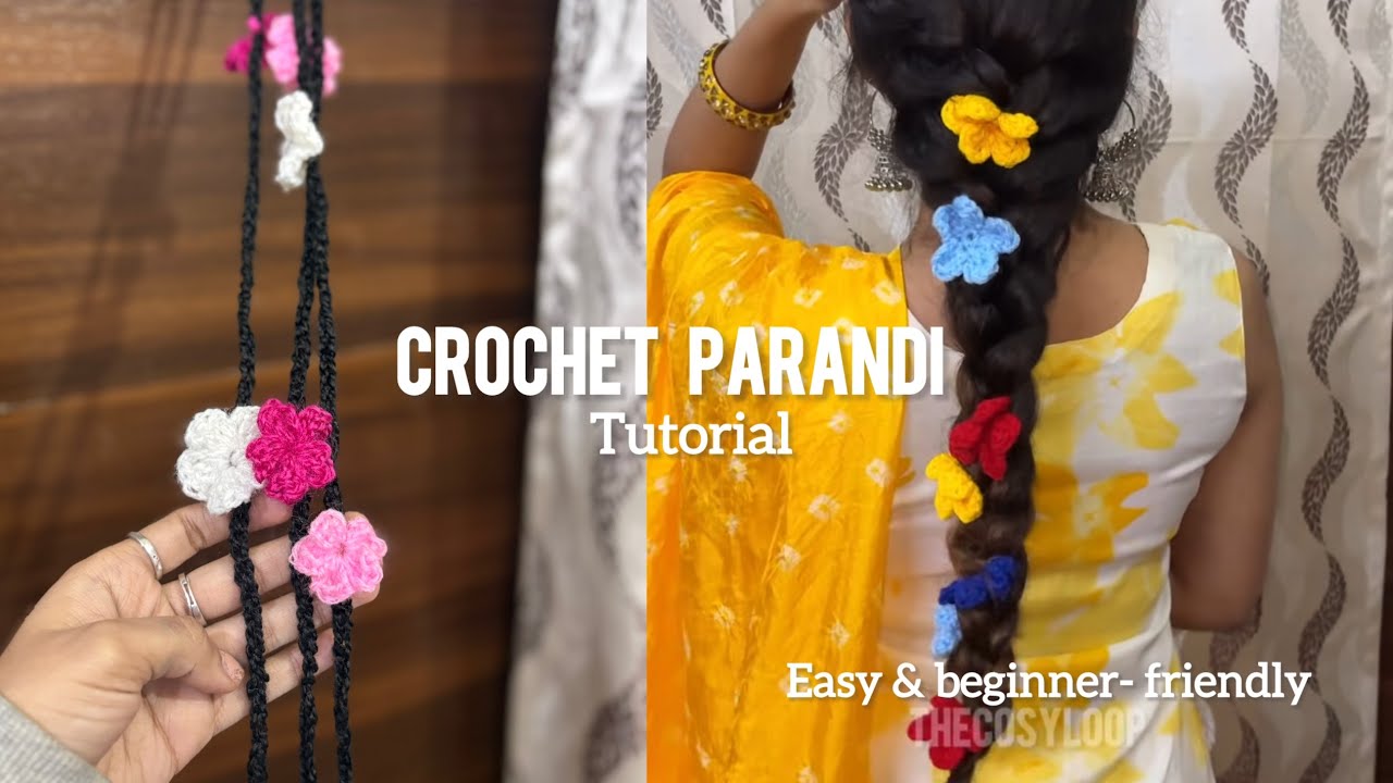 Easy crochet parandi tutorial ❤️ Beginner friendly ✨