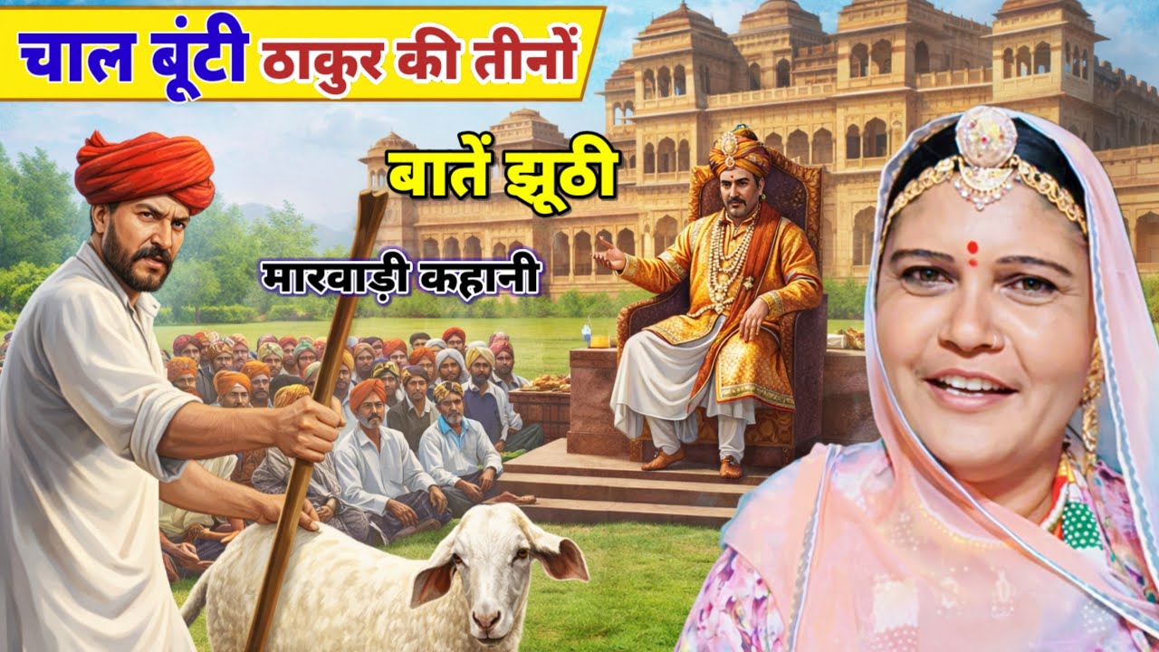 ठाकुर की तीनों बातें झूठी 😱 | चाल मेरी बूटी | Viral Marwadi Rajasthani Story | Maya Chaudhary