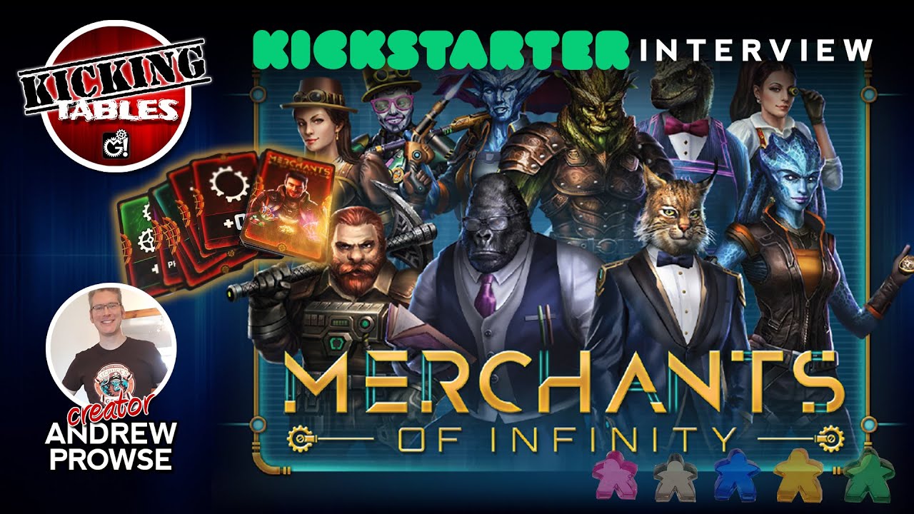 Merchants of Infinity Board Game Kickstarter Interview with Creator Andrew Prowse
