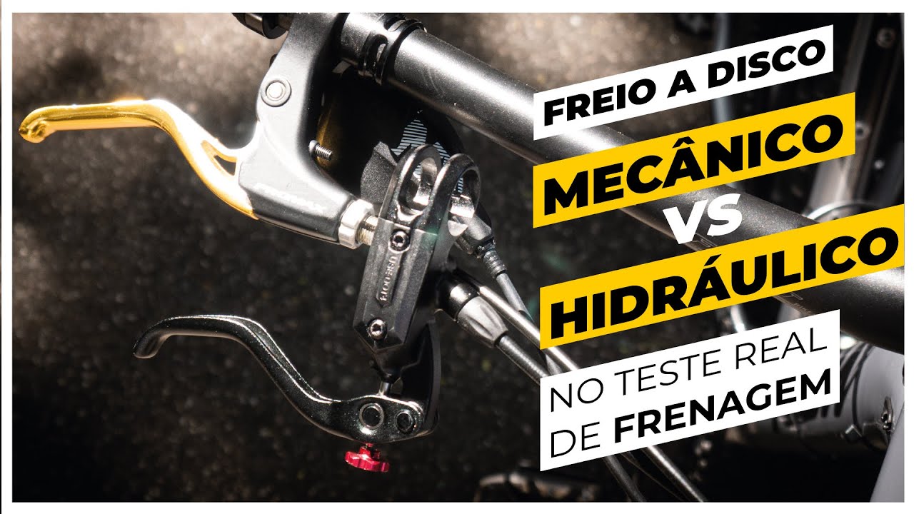 Freio a disco hidráulico vs mecânico. Qual foi o melhor no nosso teste de frenagem? Pedaleria