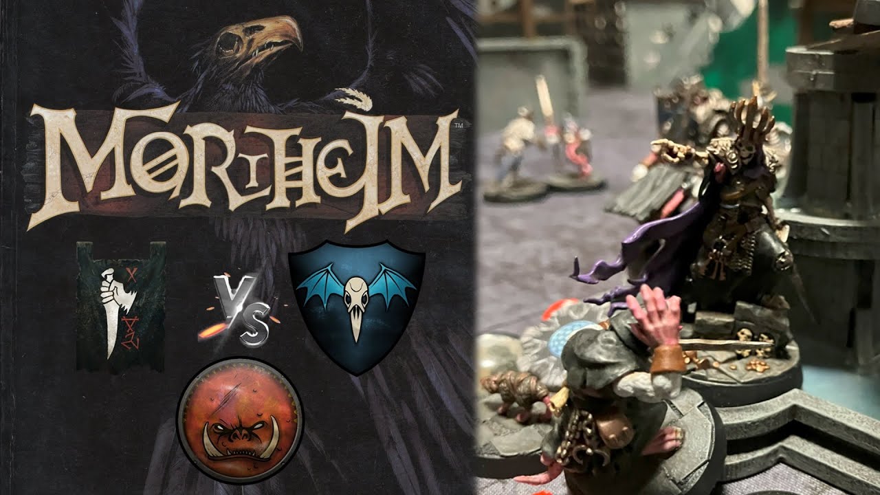 Skaven vs. Orks vs. Restless Dead | C1R3 | riggedy Mordheim Battle Report