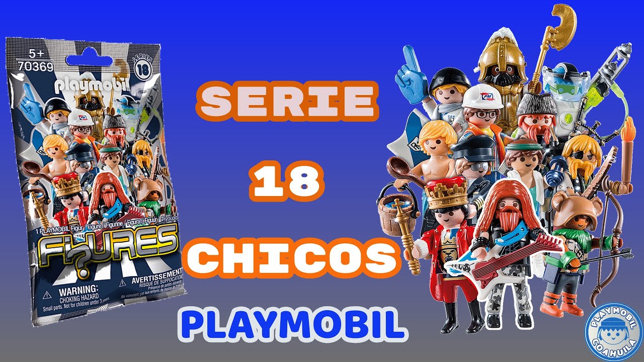 Sobres sorpresa de playmobil serie 18 de chicos