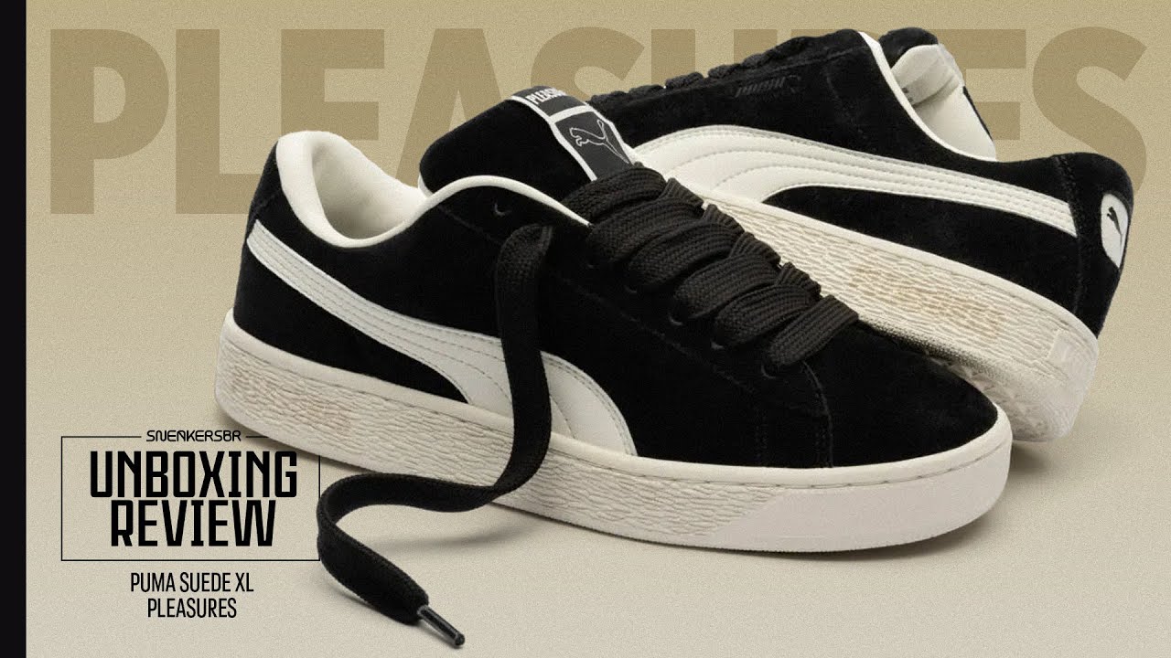 O PUMA SUEDE FOI INFLADO PELA PLEASURES | UNBOXING+REVIEW PUMA Suede XL x PLESURES