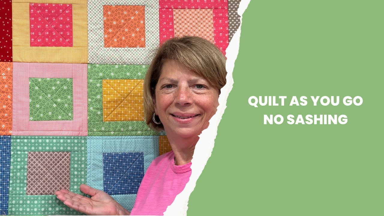 QAYG - NO FRONT SASHING and Square in a  Square block construction