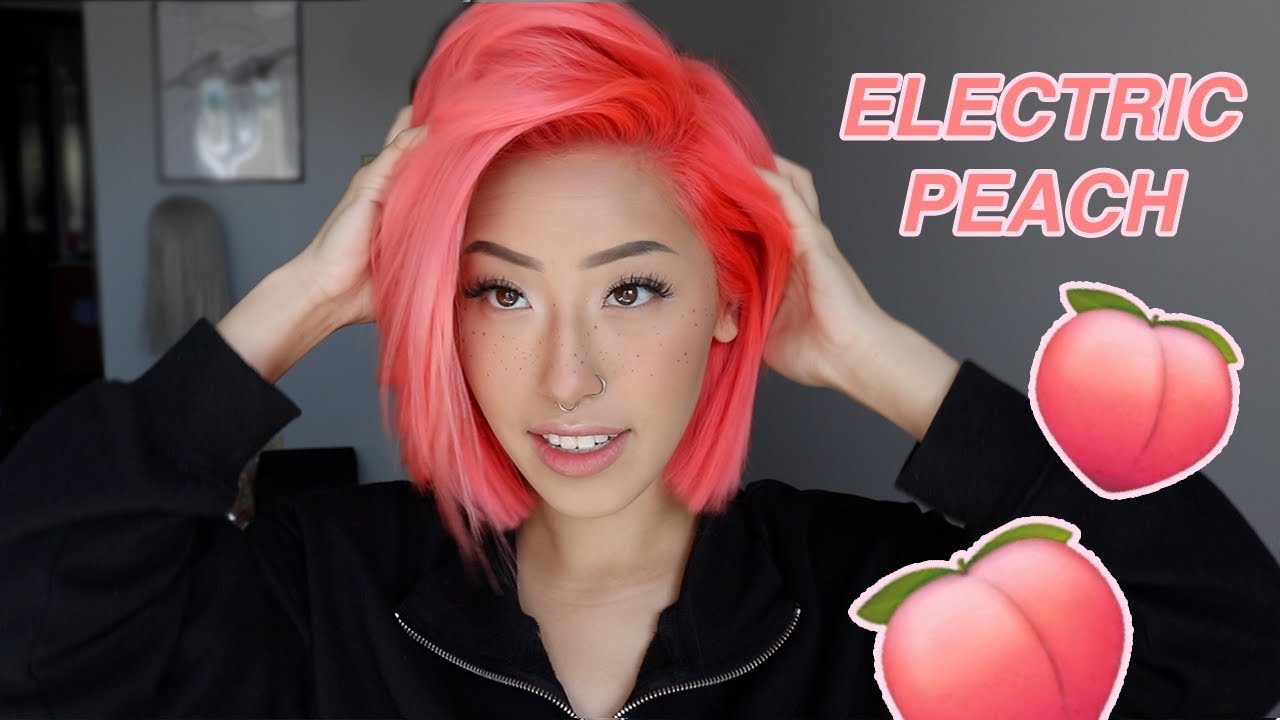 I dye my hair ♡ Electric Peach ♡