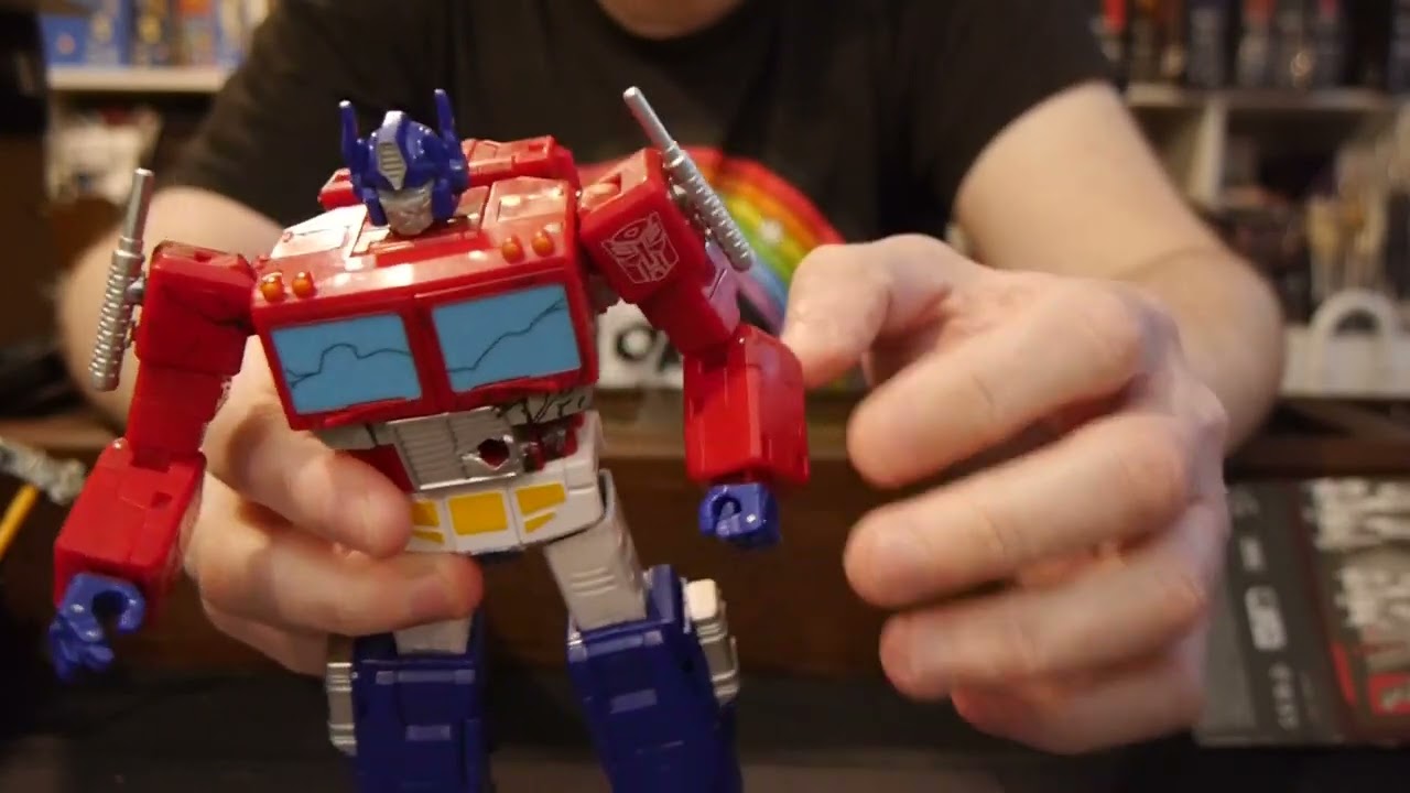 The Transformers Studio Series: Optimus Prime (One Shall Stand) figure is for hardcore collectors