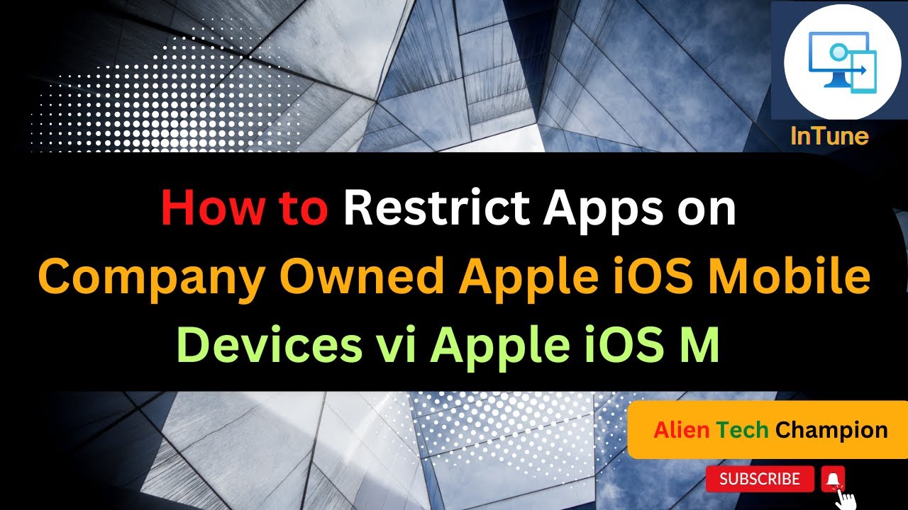 MS102 &mdash; ограничение приложений на устройствах iOS через Intune