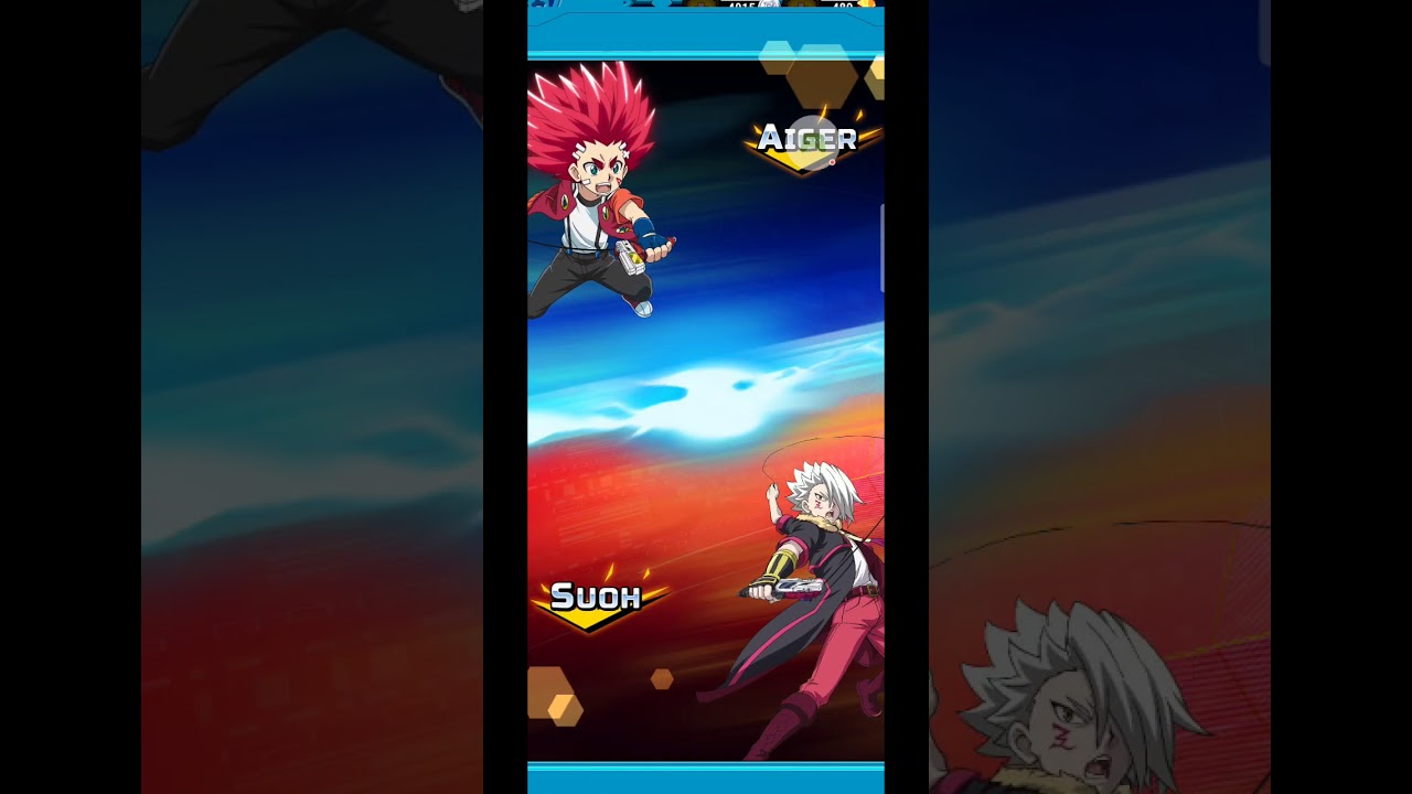 Beyblade Burst Rivals aiger vs suoh