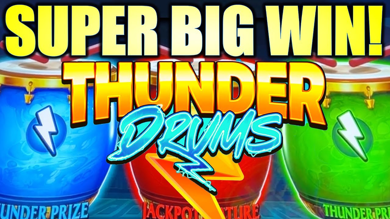 ★SUPER BIG WIN!★ LOVING THESE DRUMS!! 😍 THUNDER DRUMS (LEAPING LIONS) Slot Machine (LIGHT & WONDER)