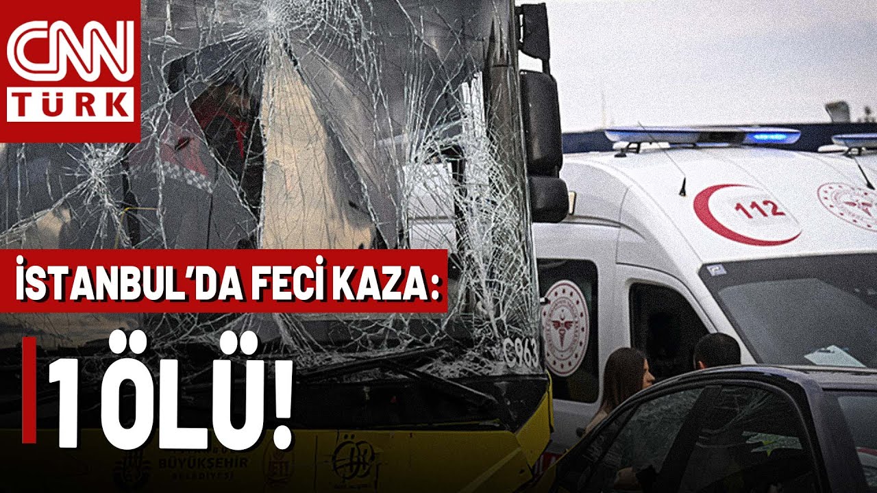 SON DAKİKA 🚨Çekmeköy'de Feci Otobüs Kazası! İETT Otobüsü Durağa Daldı: 1 Ölü