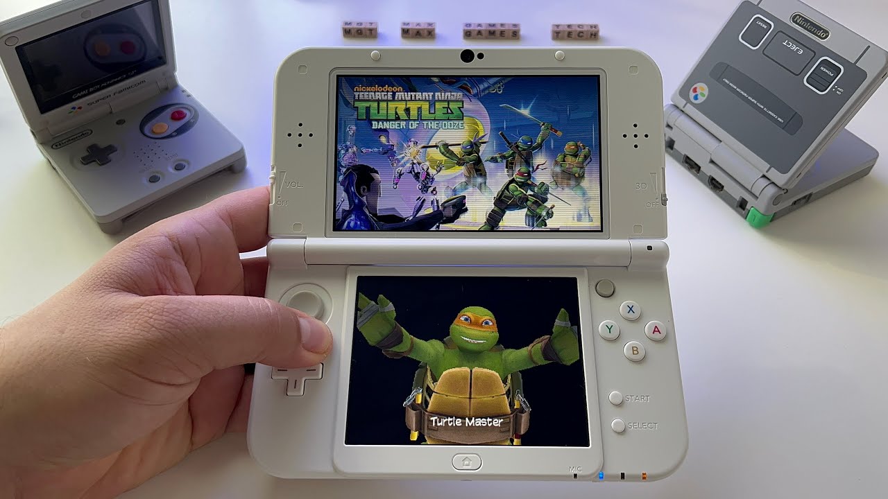 Teenage Mutant Ninja Turtles | The New Nintendo 3DSXL handheld gameplay