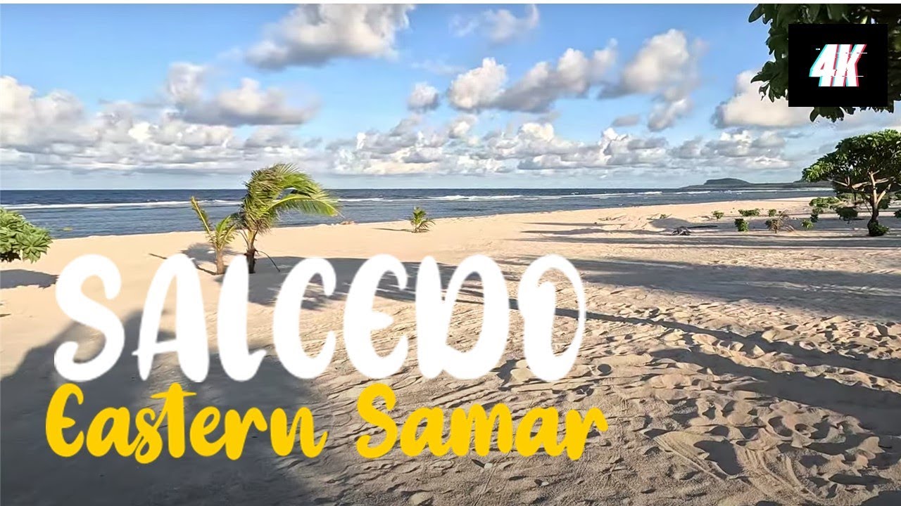 🇵🇭 SALCEDO EASTERN SAMAR PHILIPPINES | AMBIENT WALKING | BEACH | 4k