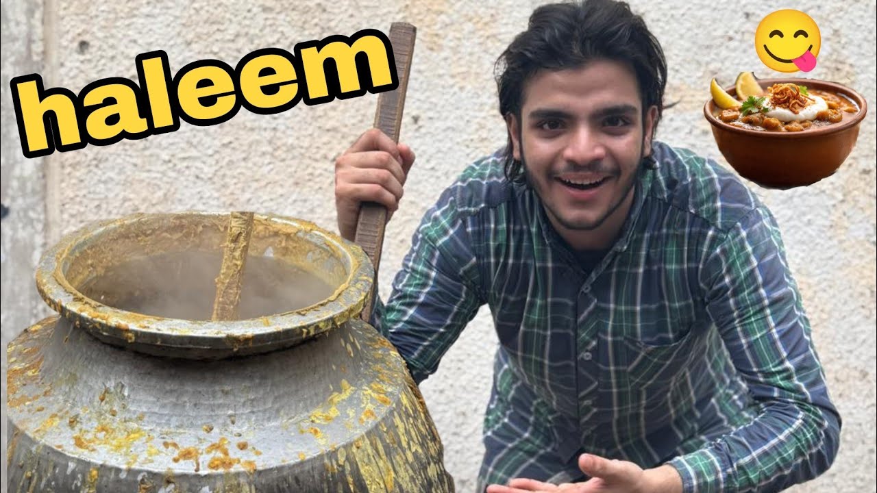 Aaj humne haleem pakaya 😛