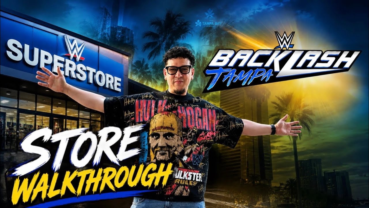 WWE Backlash в Тампе: полный обзор магазина!