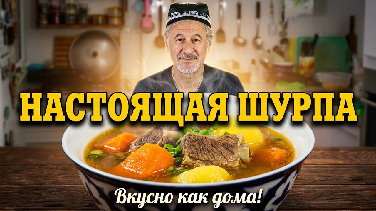 Суп-Шурпа. Узбекская кухня.