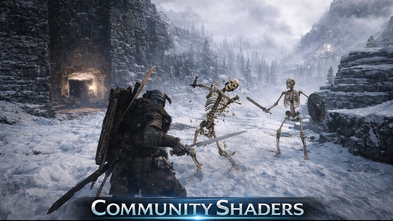 Skyrim Remastered | Origins Of FROST Gameplay | CS | 8K | DLSS