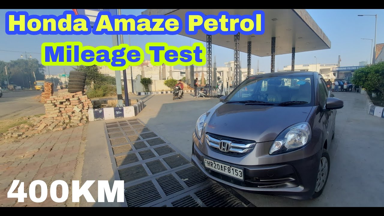 Honda Amaze Mileage Test | Tank to Tank | Highway+City कितना देती है? | Amaze Petrol Mileage Test