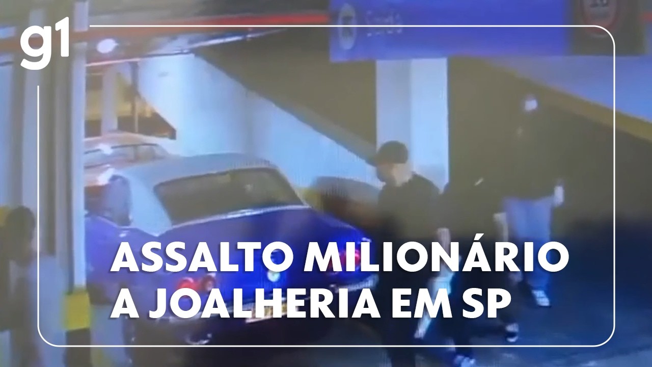 Assalto a joalheria em SP: valor das joias pode chegar a R$ 4 milhões