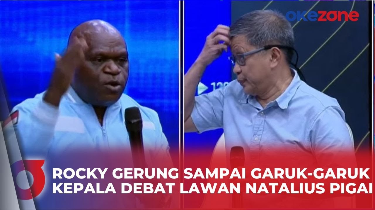 Panas! Debat Sengit Rocky Gerung Vs Natalius Pigai Soal MK Jadi Pintu Keadilan Terakhir Pemilu 2024