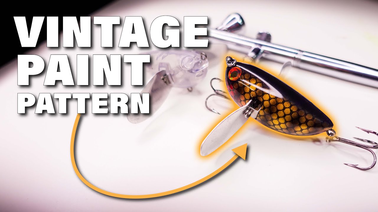 Vintage Lure Painting Pattern // Easy Beginner Pattern