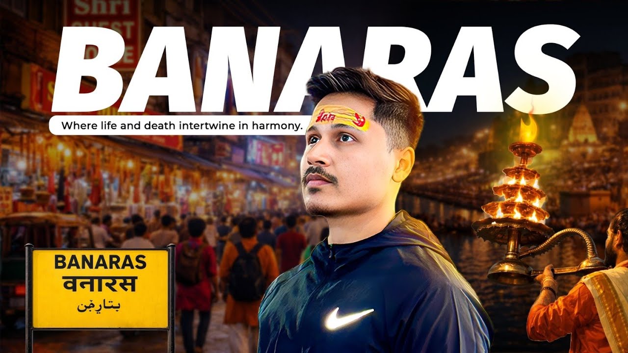 First Time in Varanasi 🤩 | Street Food | Manikarnika Ghat | Day 1 Vlog