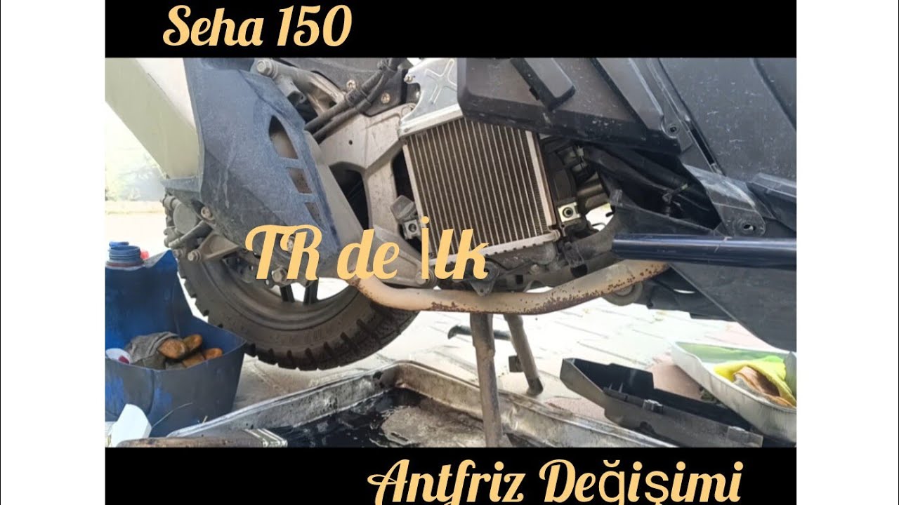 Tr de ilk 😅Seha 150 Antfriz Değişimi / Yağ Değişimi