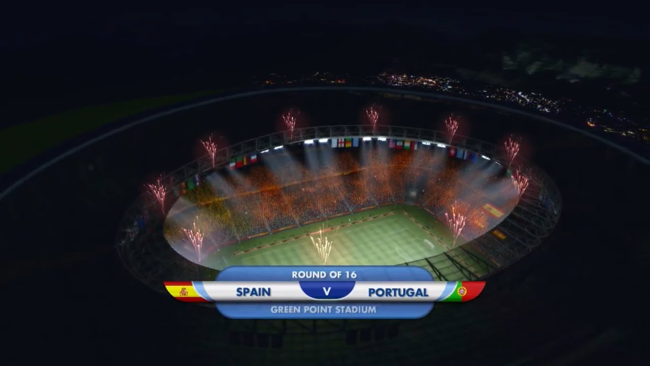 2010 FIFA World Cup Match 56 - Spain v Portugal / Gameplay PlayStation 3 (PS3)