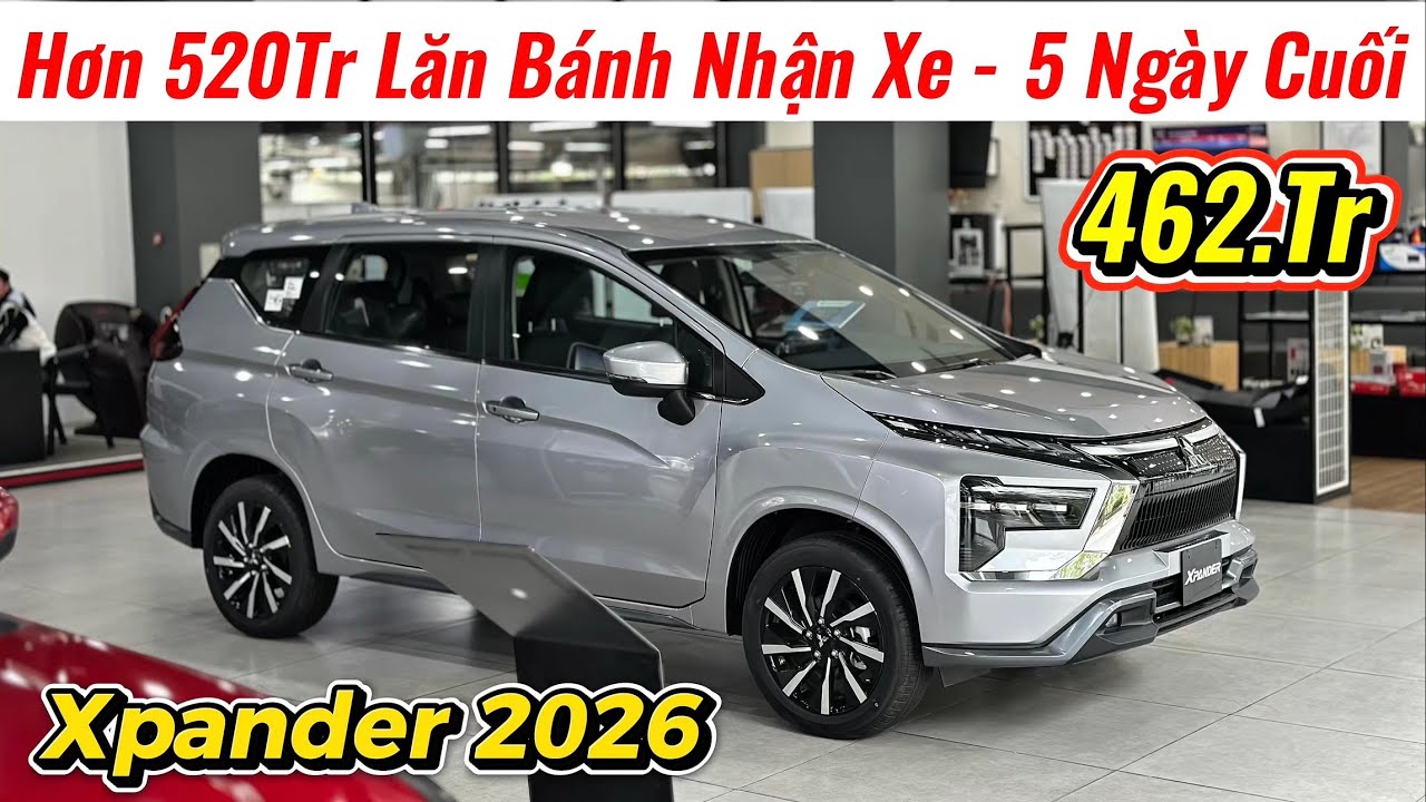 ✅Xpander Còn hơn 520Tr Lăn bánh Cho 5 Ngày Cuối Với Lượng Xe Ít | Xe Xăng 7 Chỗ Nên Mua| Giá Xe Việt