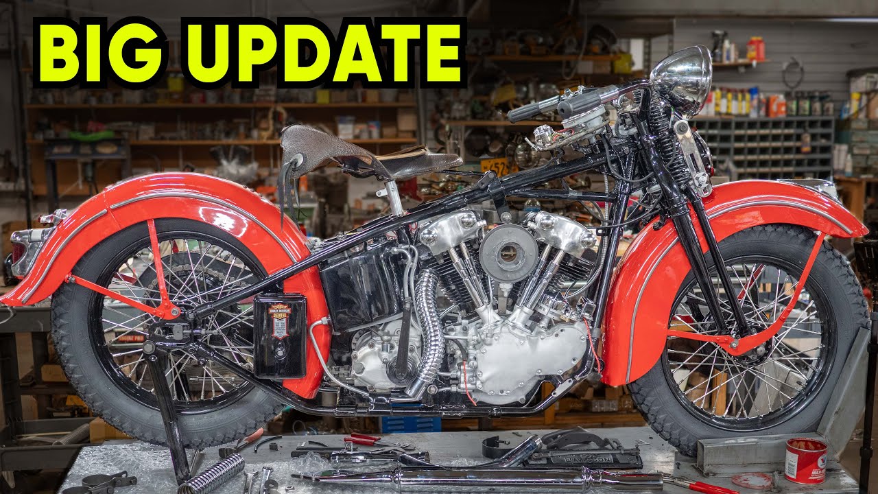 Rebuilding A 90 Year Old Motorcycle From the Ground Up - BIG UPDATE