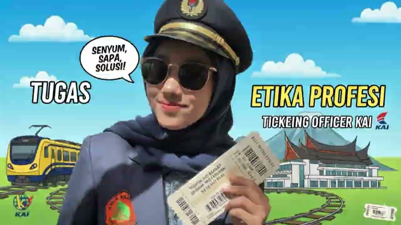Tugas UAS Mata Kuliah Etika Profesi (Ticketing Officer KAI)✨🎀