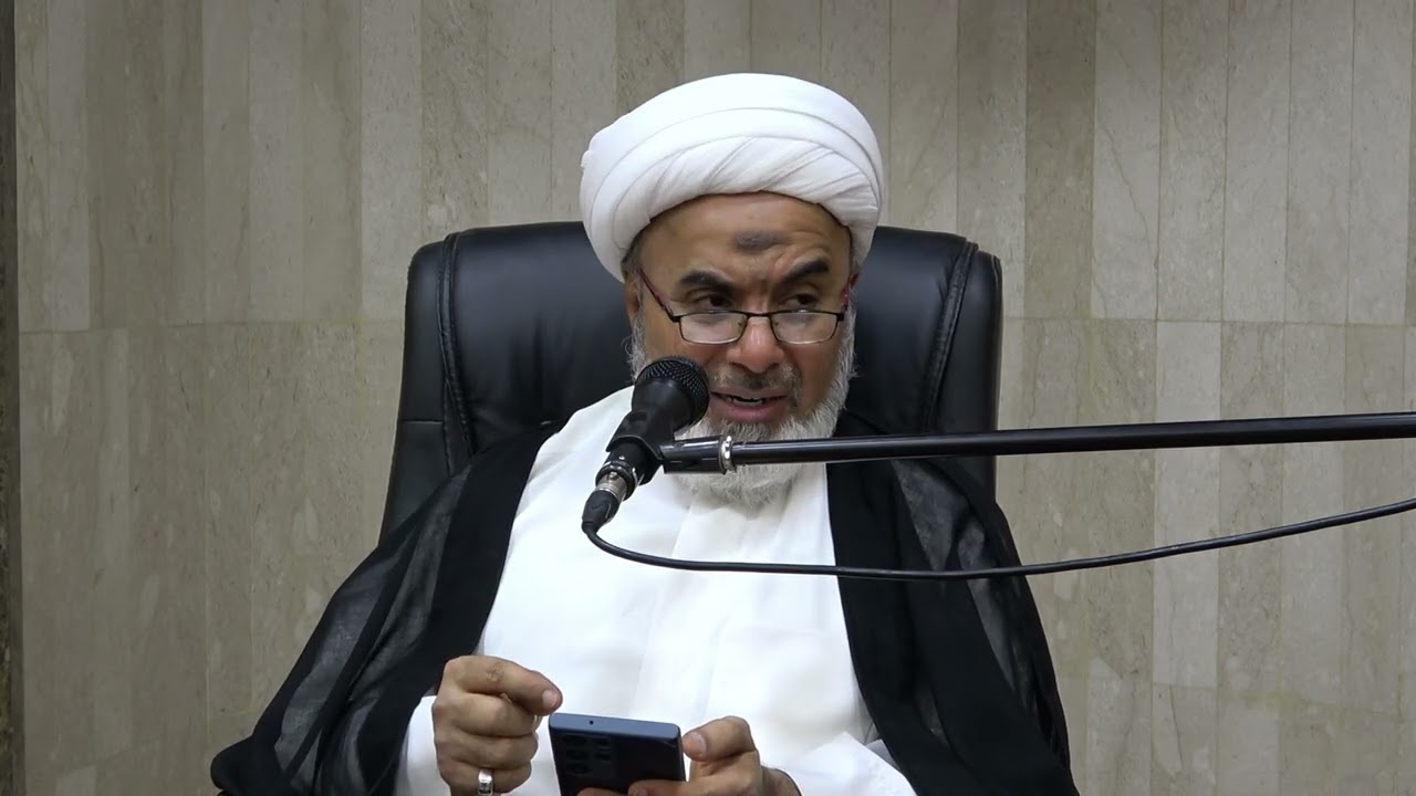 استغلال آخر شهر شعبان المبارك..سماحة العلامة الشيخ حسين العايش